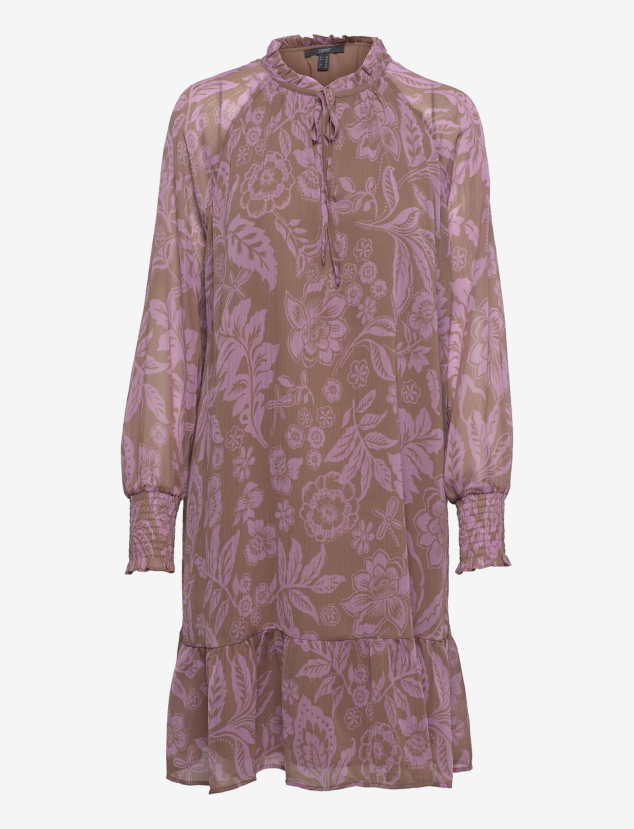 Esprit Collection - Dress - midi kjoler - taupe 4 - 0