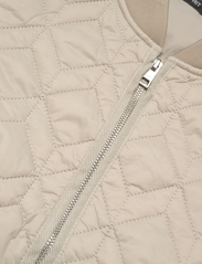 Esprit Collection - Quilted jacket with rib knit collar - kevättakit - light taupe - 2
