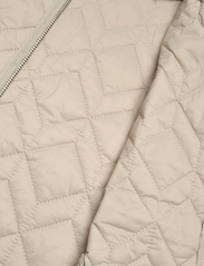 Esprit Collection - Quilted jacket with rib knit collar - kevättakit - light taupe - 4