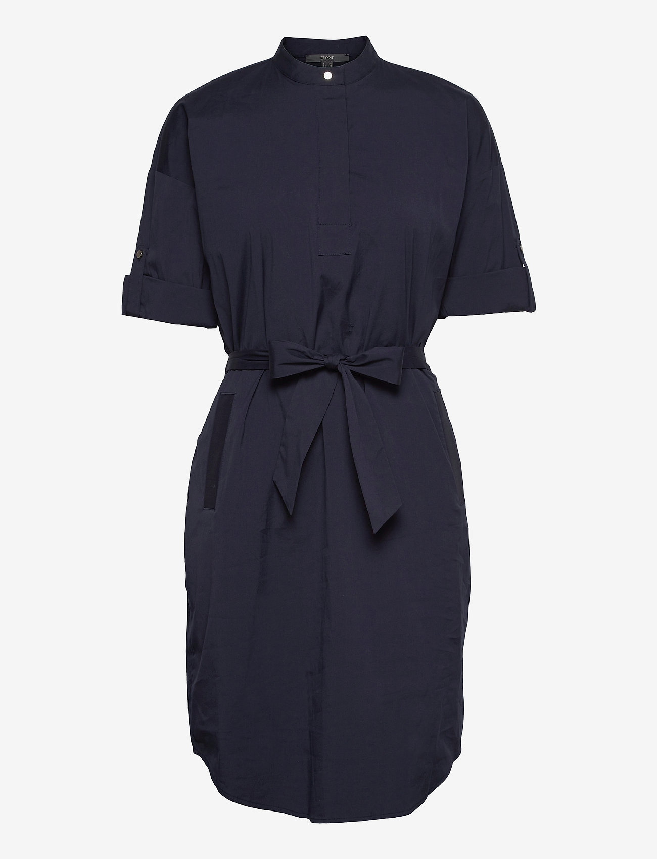 Esprit Collection - Shirt dress with a tie-around belt - navy - 0