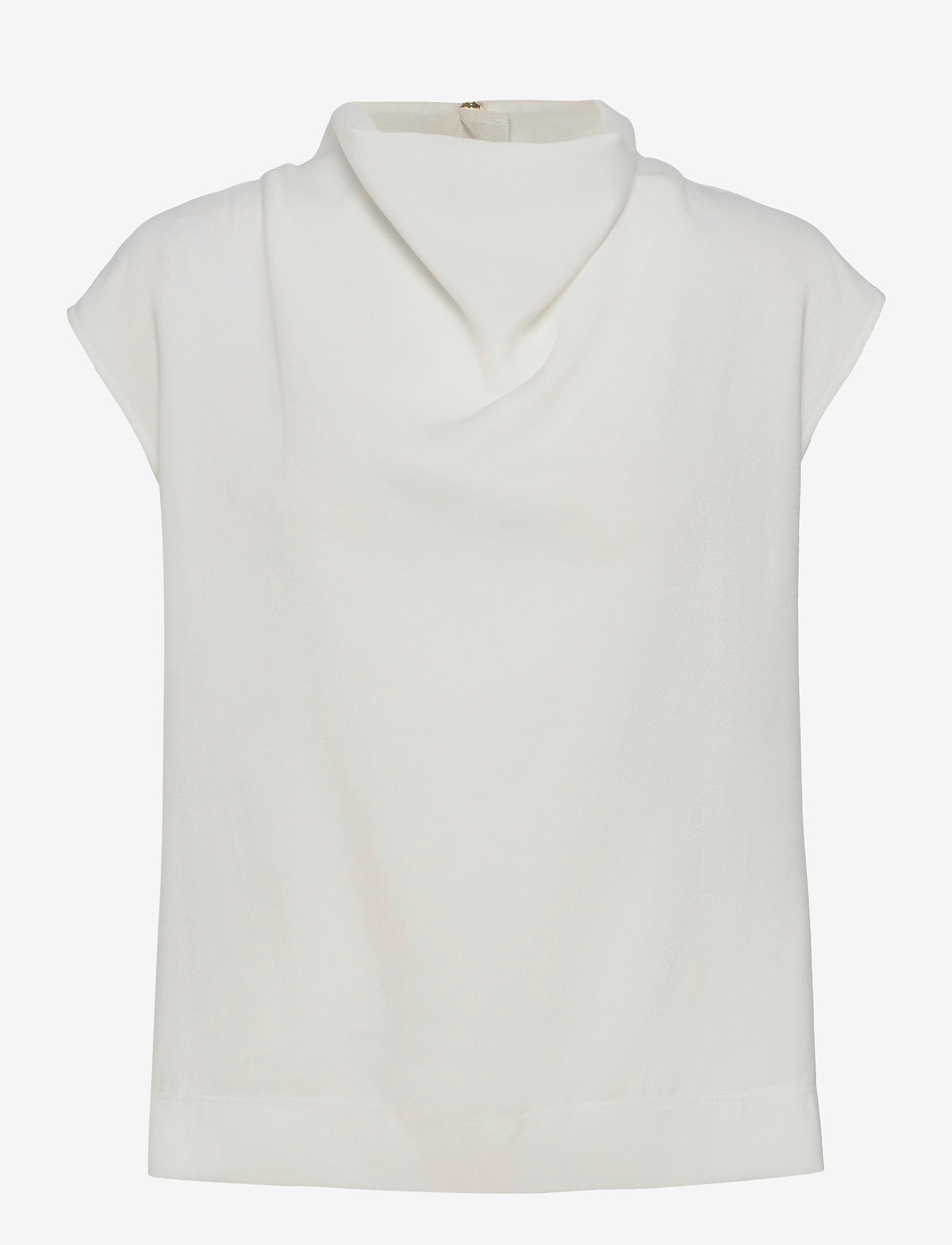 Esprit Collection - Waterfall blouse made of crêpe - off white - 0