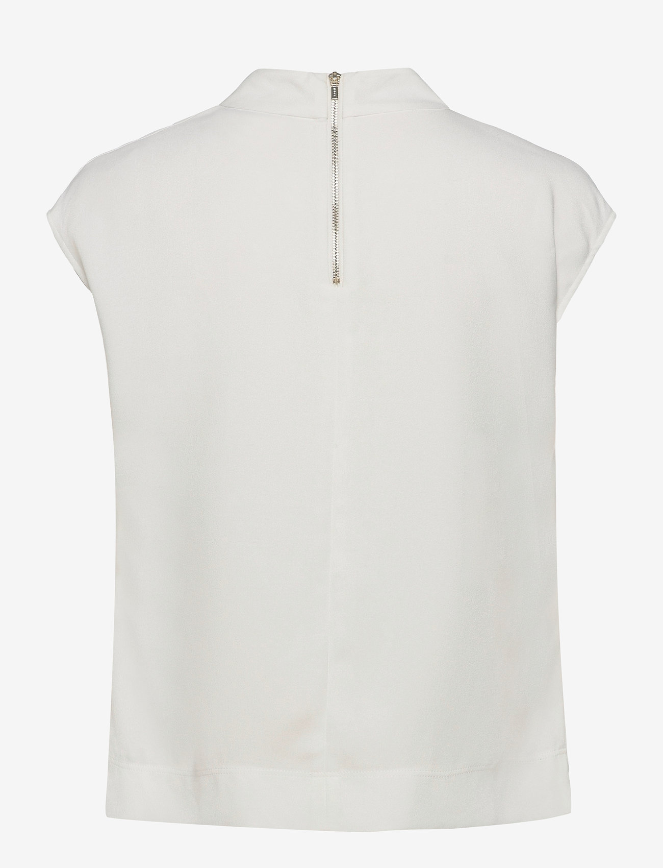 Esprit Collection - Waterfall blouse made of crêpe - off white - 1