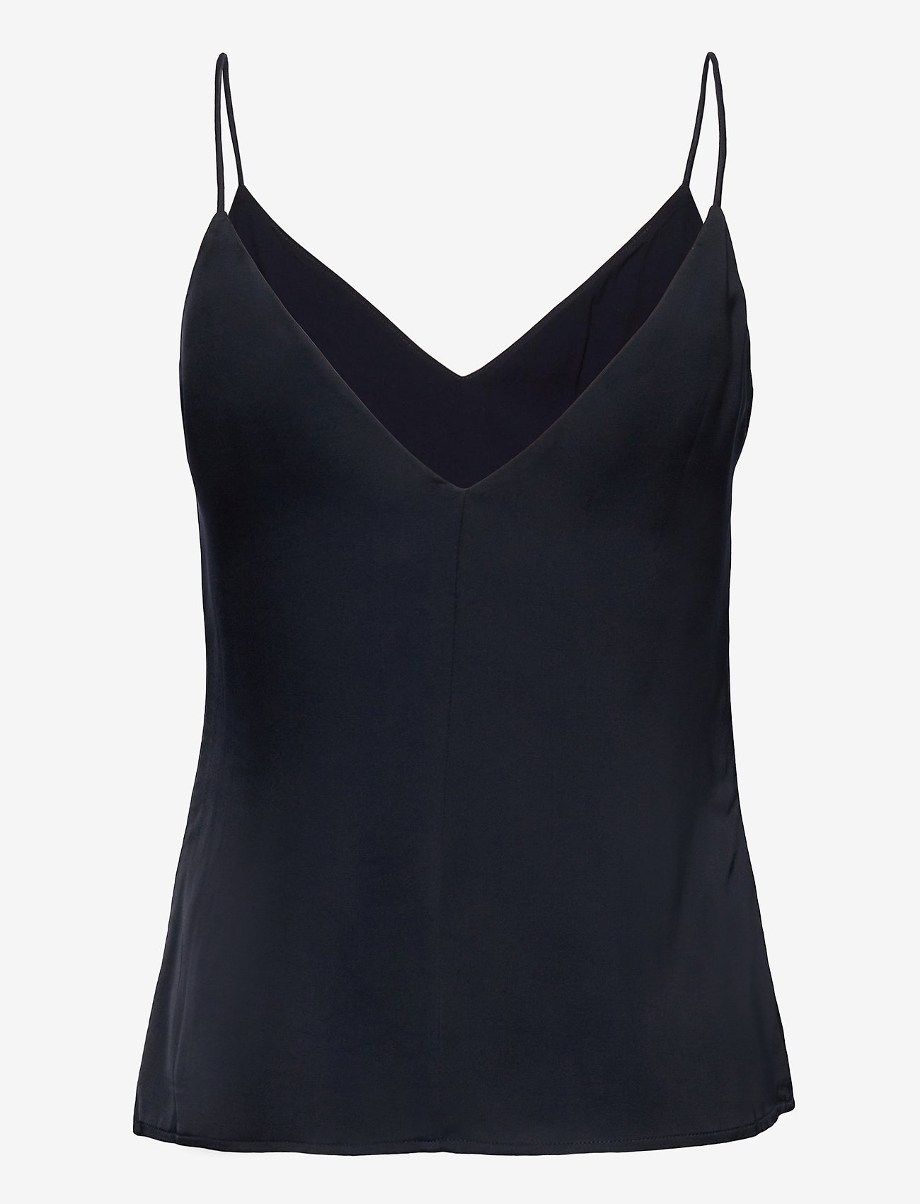 Esprit Collection - Satin top made of LENZING™ ECOVERO™ - navy - 1