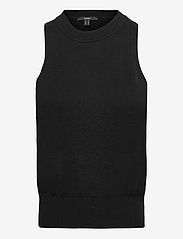 Esprit Collection - Knit top containing LENZING™ ECOVERO™ - ermeløse topper - black - 0