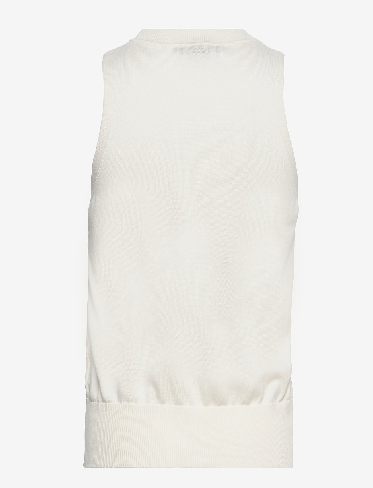 Esprit Collection - Knit top containing LENZING™ ECOVERO™ - sleeveless tops - off white - 1