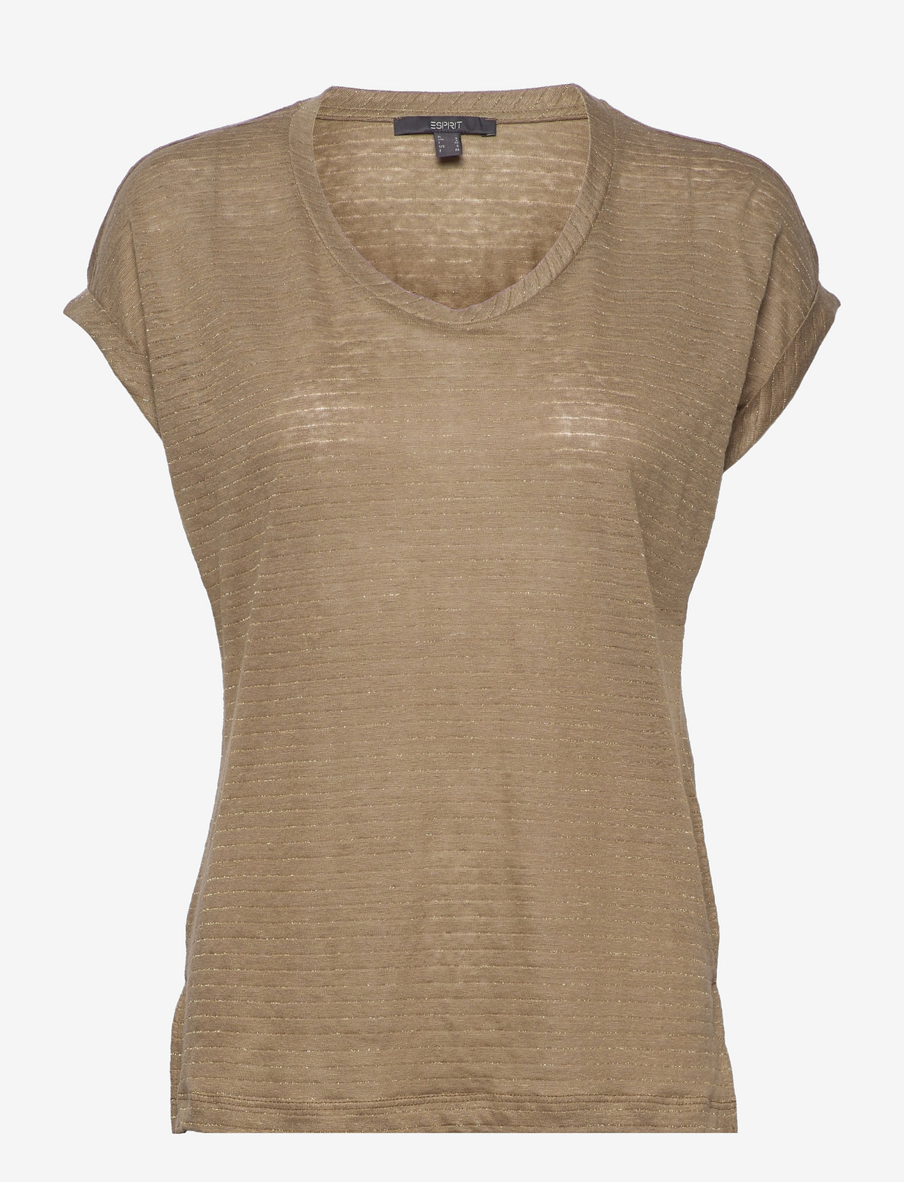 Esprit Collection - Women T-Shirts short sleeve - khaki green - 0