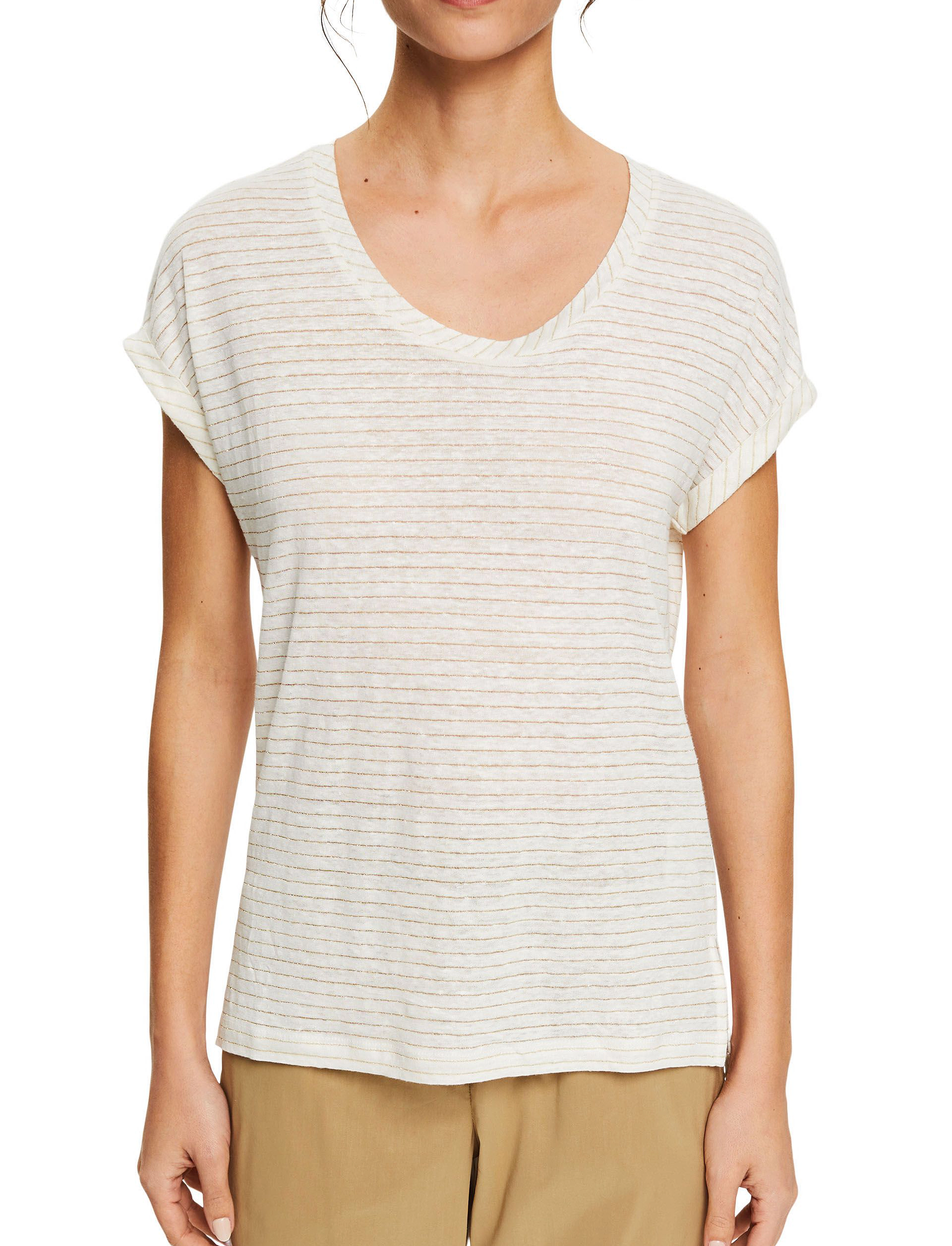Esprit Collection - Women T-Shirts short sleeve - off white - 2