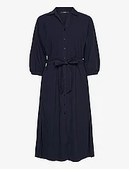 Esprit Collection - Shirt style woven midi dress - navy - 0