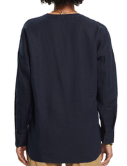 Esprit Collection - Linen blouse - langermede bluser - navy - 2