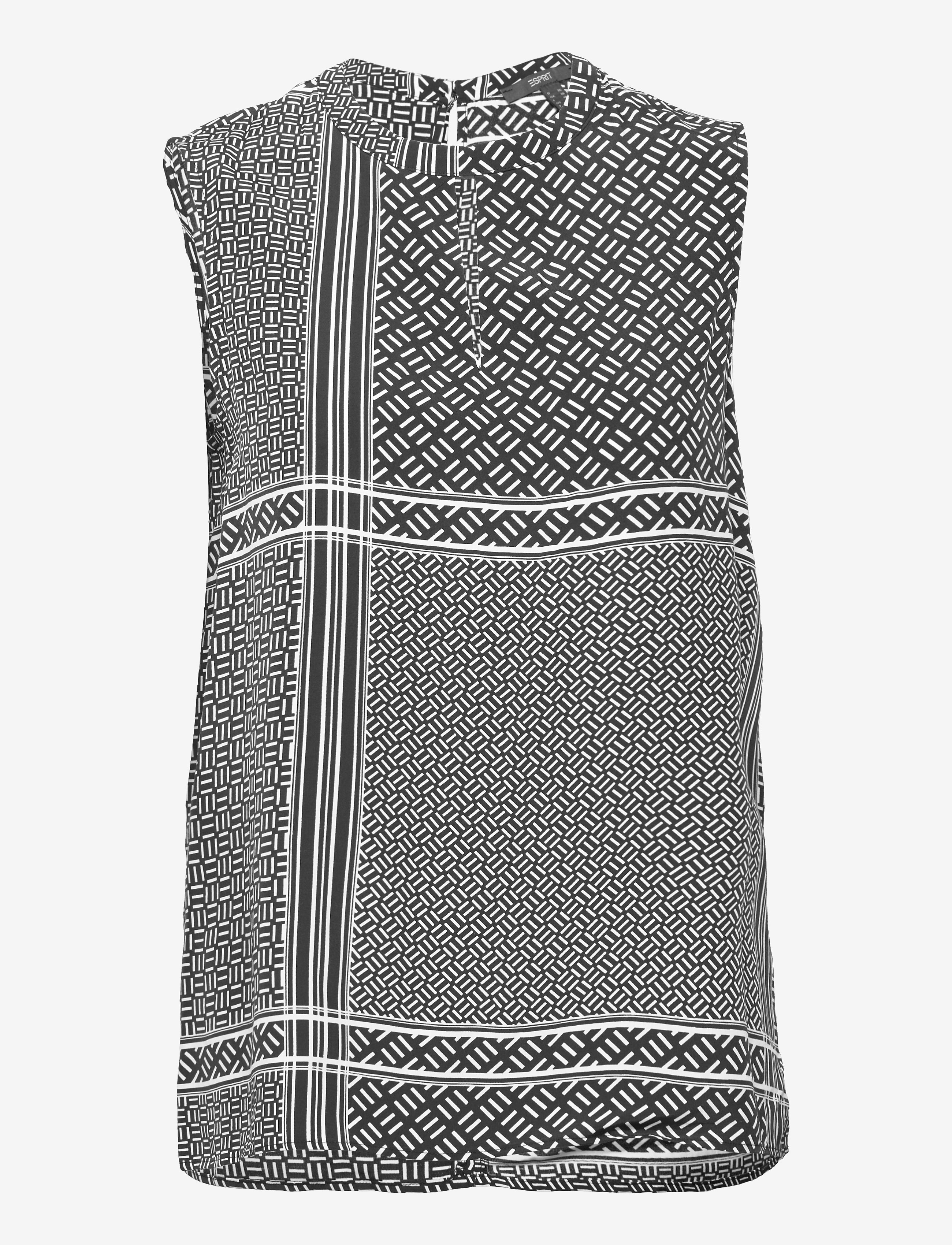 Esprit Collection Women Blouses woven sleeveless - Esprit - BLACK 3 / grey