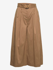 Blended cotton culottes with a belt - BARK