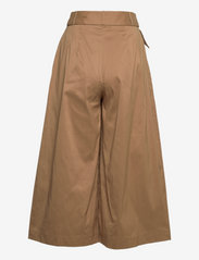 Esprit Collection - Blended cotton culottes with a belt - culottes - bark - 1