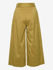 Esprit Collection - Blended cotton culottes with a belt - culottes - olive - 1