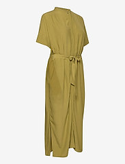 Esprit Collection - Maxi shirt dress with LENZING™ ECOVERO™ - vasaras kleitas - olive - 3