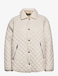 Quilted jacket with turn-down collar, Esprit Collection