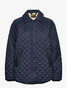 Quilted jacket with turn-down collar, Esprit Collection