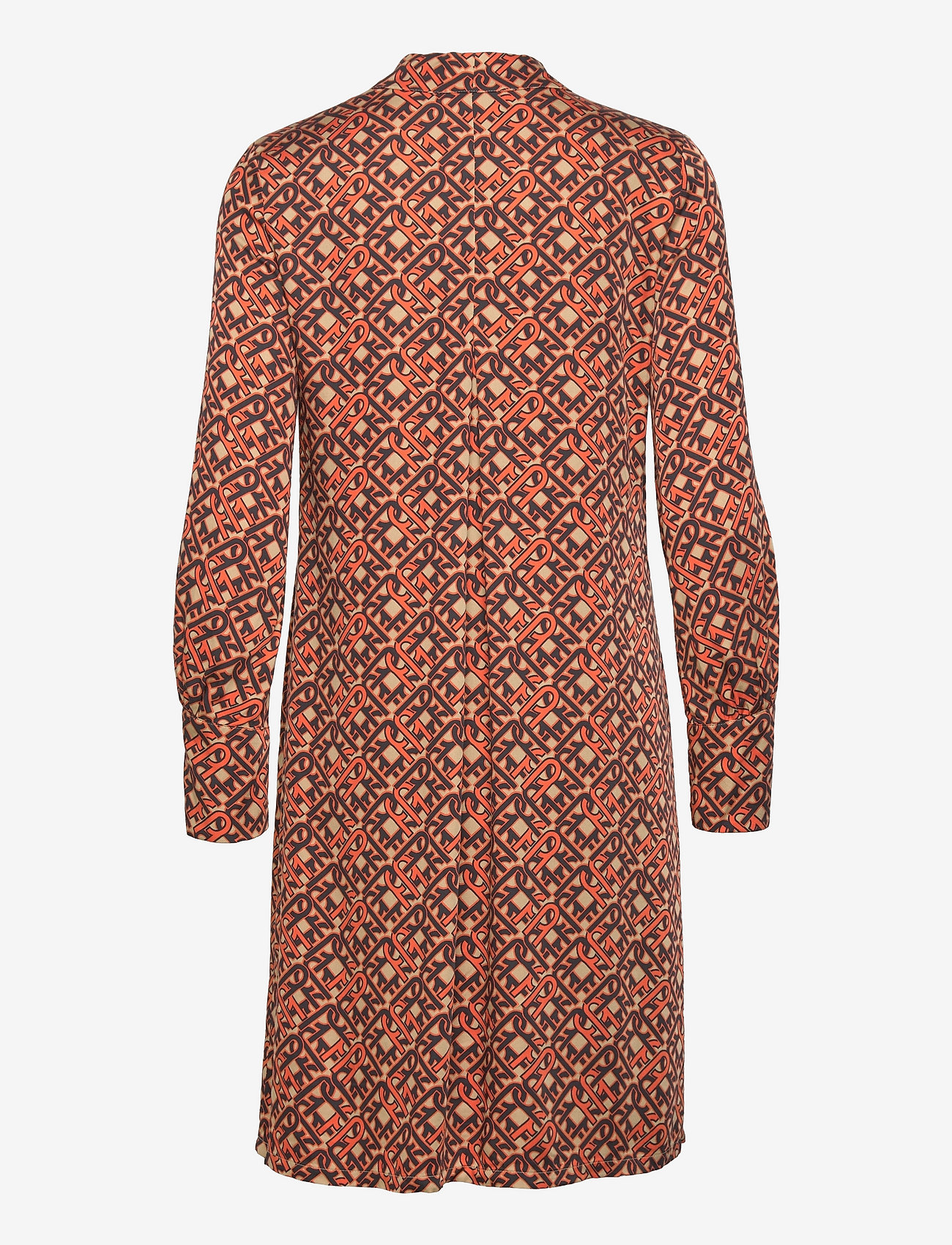 Esprit Collection - Modern, printed LENZING™ ECOVERO™ dress - midi kjoler - camel 4 - 1