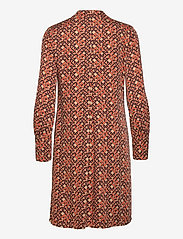 Esprit Collection - Modern, printed LENZING™ ECOVERO™ dress - midimekot - camel 4 - 1