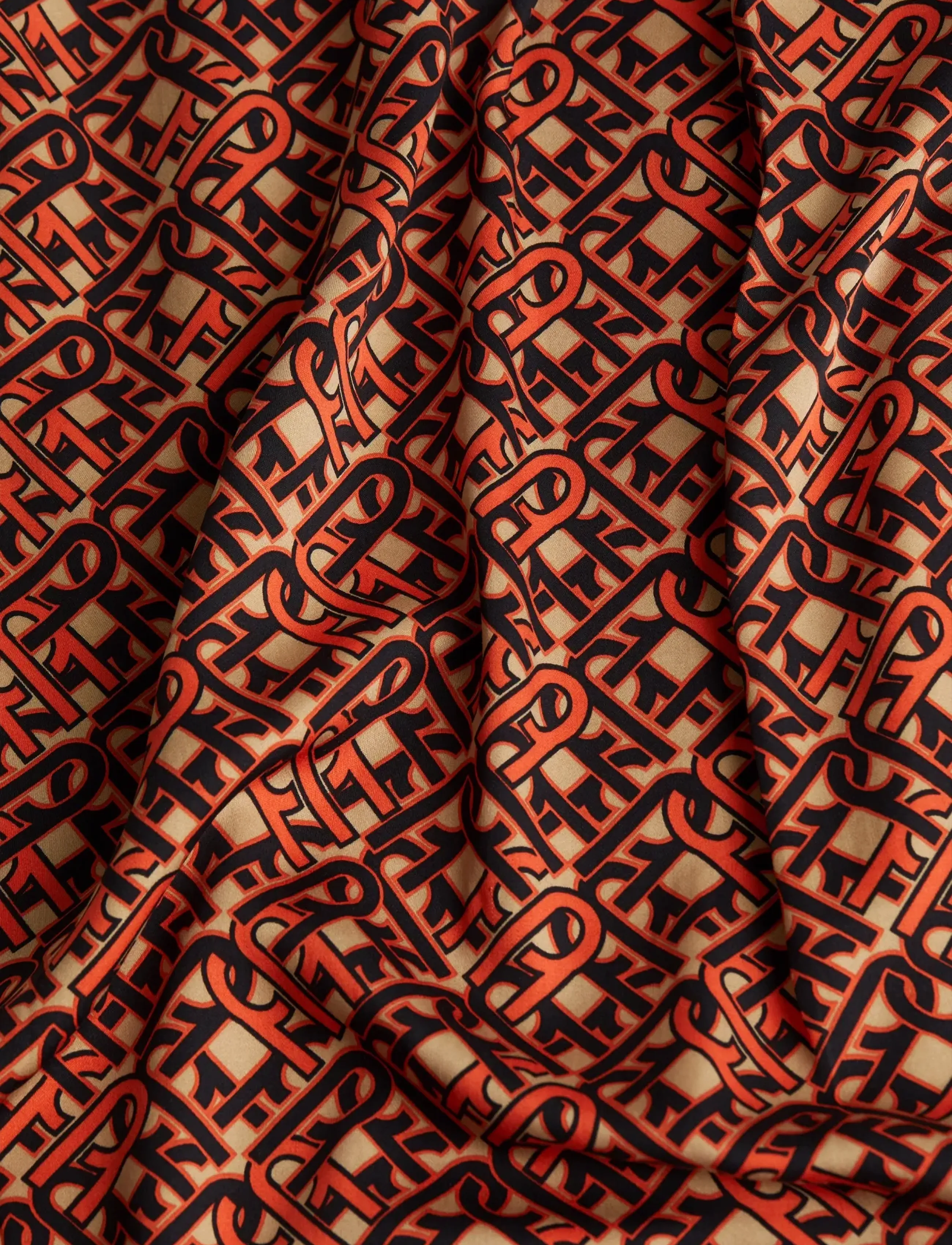 Esprit Collection - Modern, printed LENZING™ ECOVERO™ dress - midikleider - camel 4 - 2