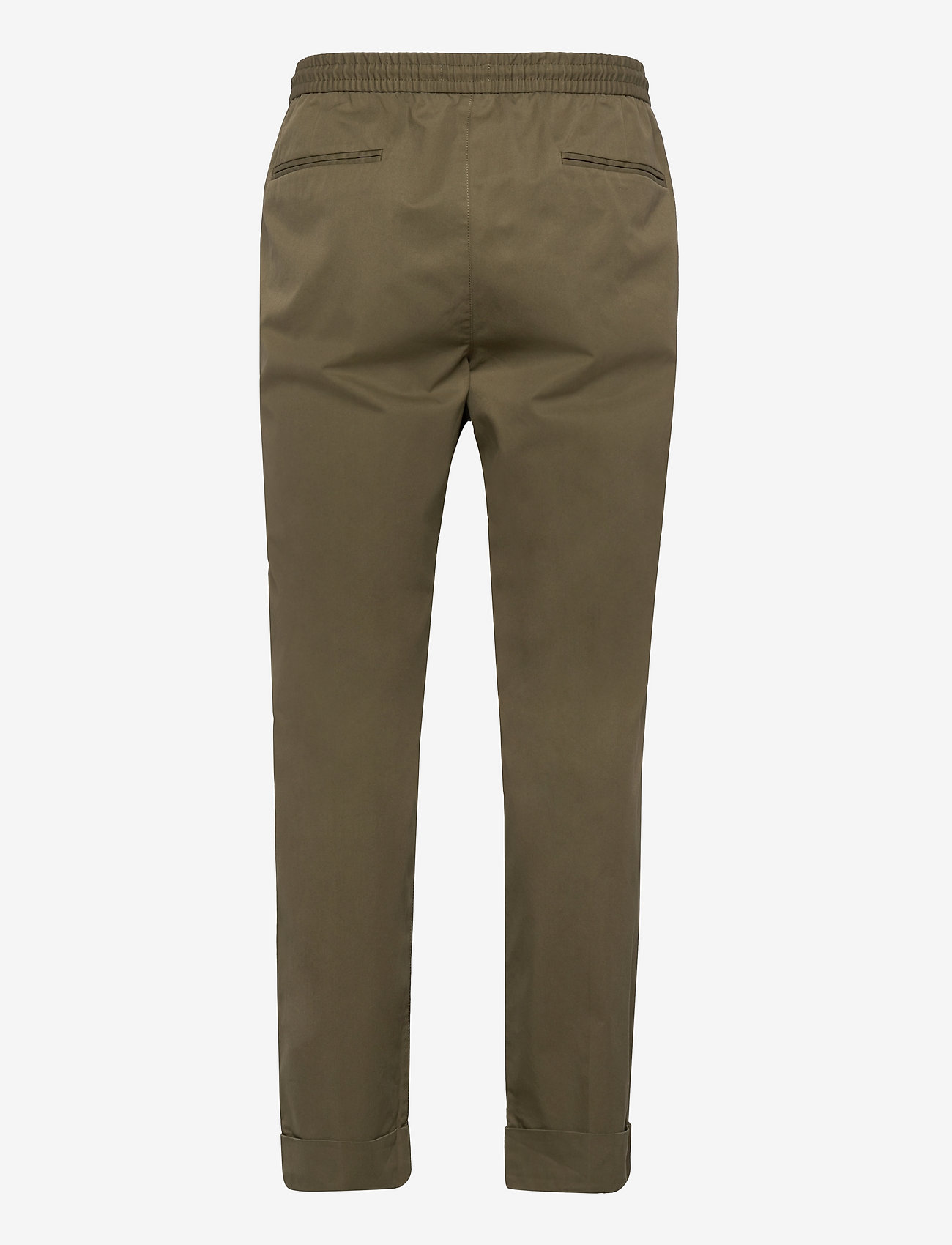 Esprit Collection - Chinos with an elasticated waistband made of blended organic - efterårstøj - light khaki - 1