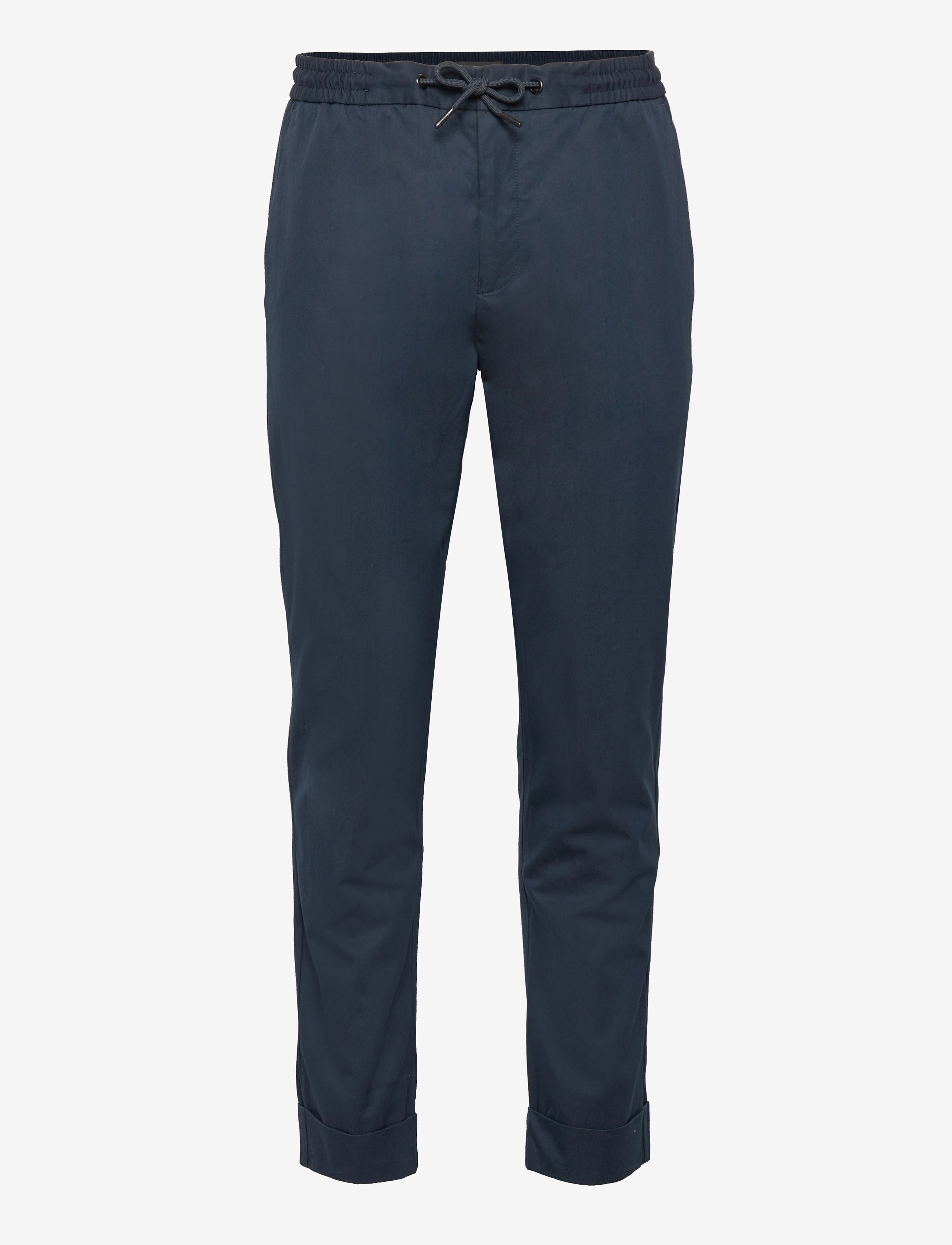 Esprit Collection Chinos with an elasticated waistband made of blended organic - Esprit - NAVY / blue