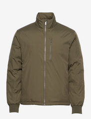 Recycled: jacket with down filling - LIGHT KHAKI
