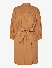 Esprit Collection - Women Dresses light woven midi - hemdkleider - caramel - 0