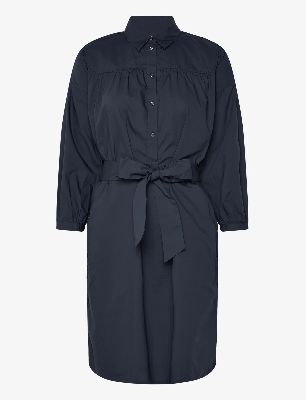 Esprit Collection - Women Dresses light woven midi - hemdkleider - petrol blue - 0