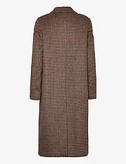 Esprit Collection - Checked wool-blend coat - wintermäntel - terracotta - 1