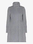 Women Coats woven regular - LIGHT GREY 5