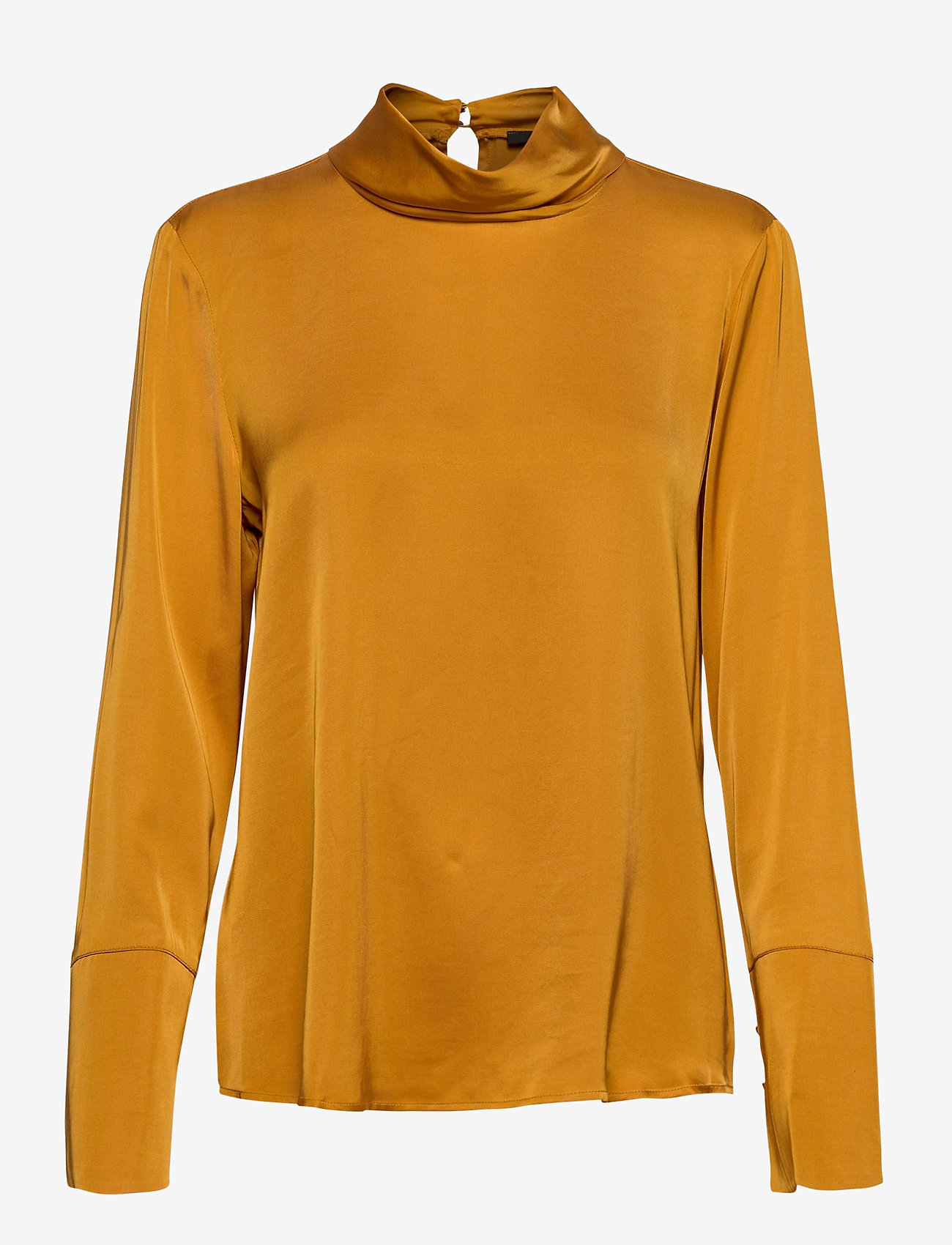 Esprit Collection - Satin blouse made of LENZING™ ECOVERO™ - honey yellow - 0