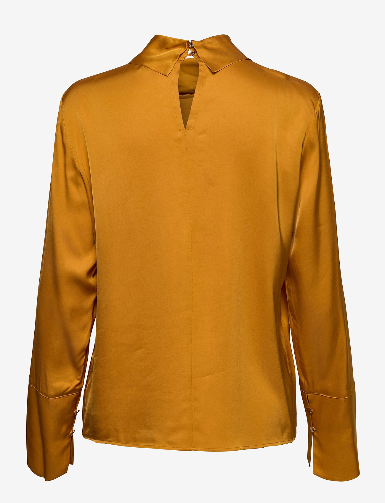 Esprit Collection - Satin blouse made of LENZING™ ECOVERO™ - honey yellow - 1