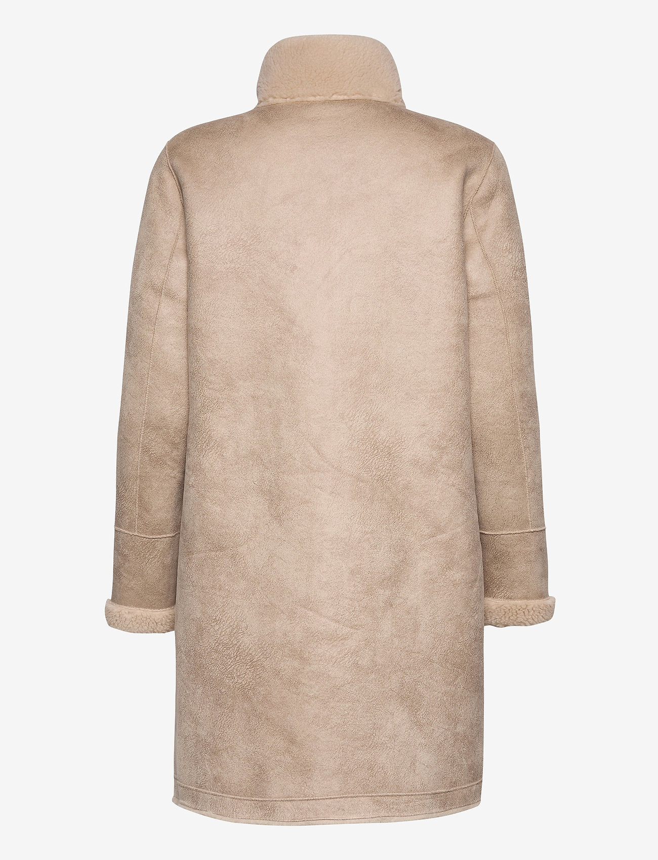 Esprit Collection - Faux shearling coat - sand - 2
