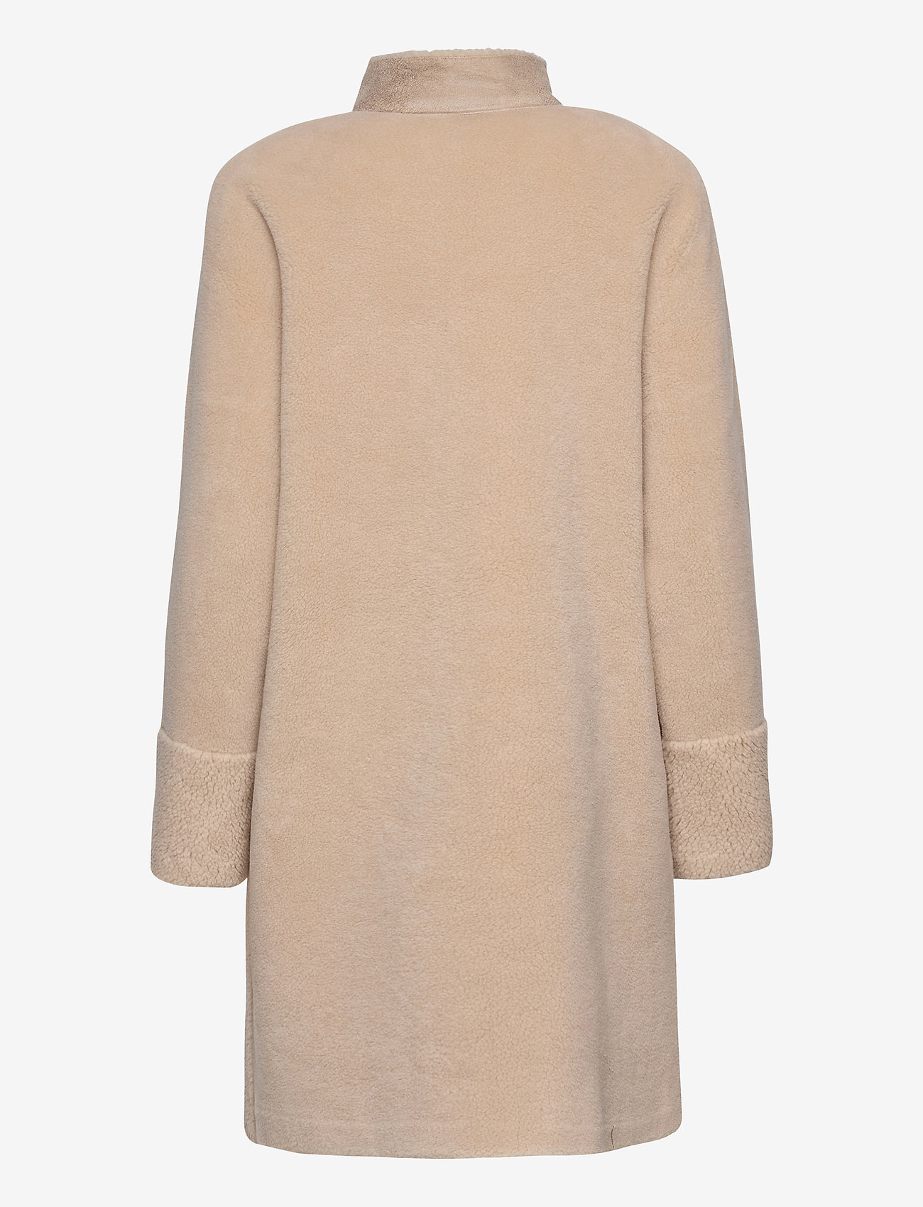 Esprit Collection - Faux shearling coat - sand - 4