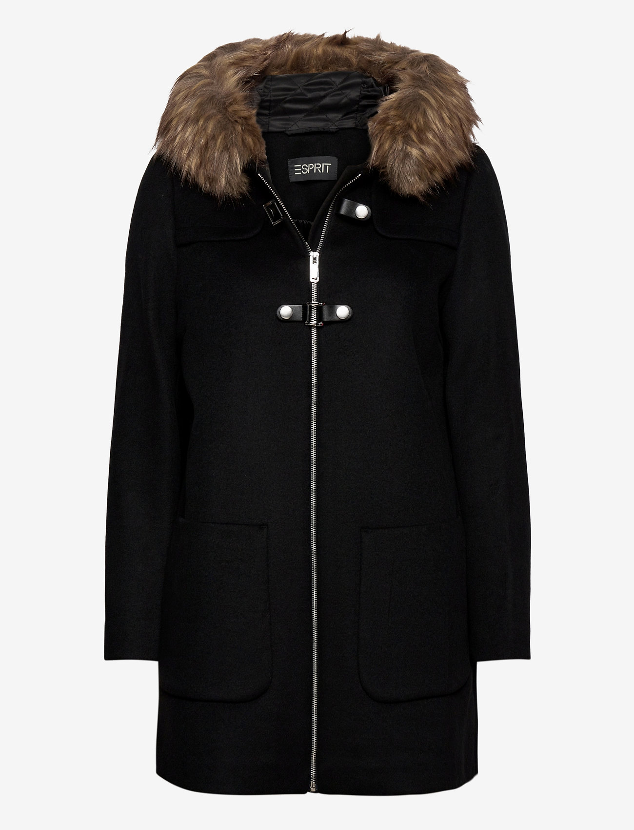 Esprit Collection - Women Coats woven regular - black - 0