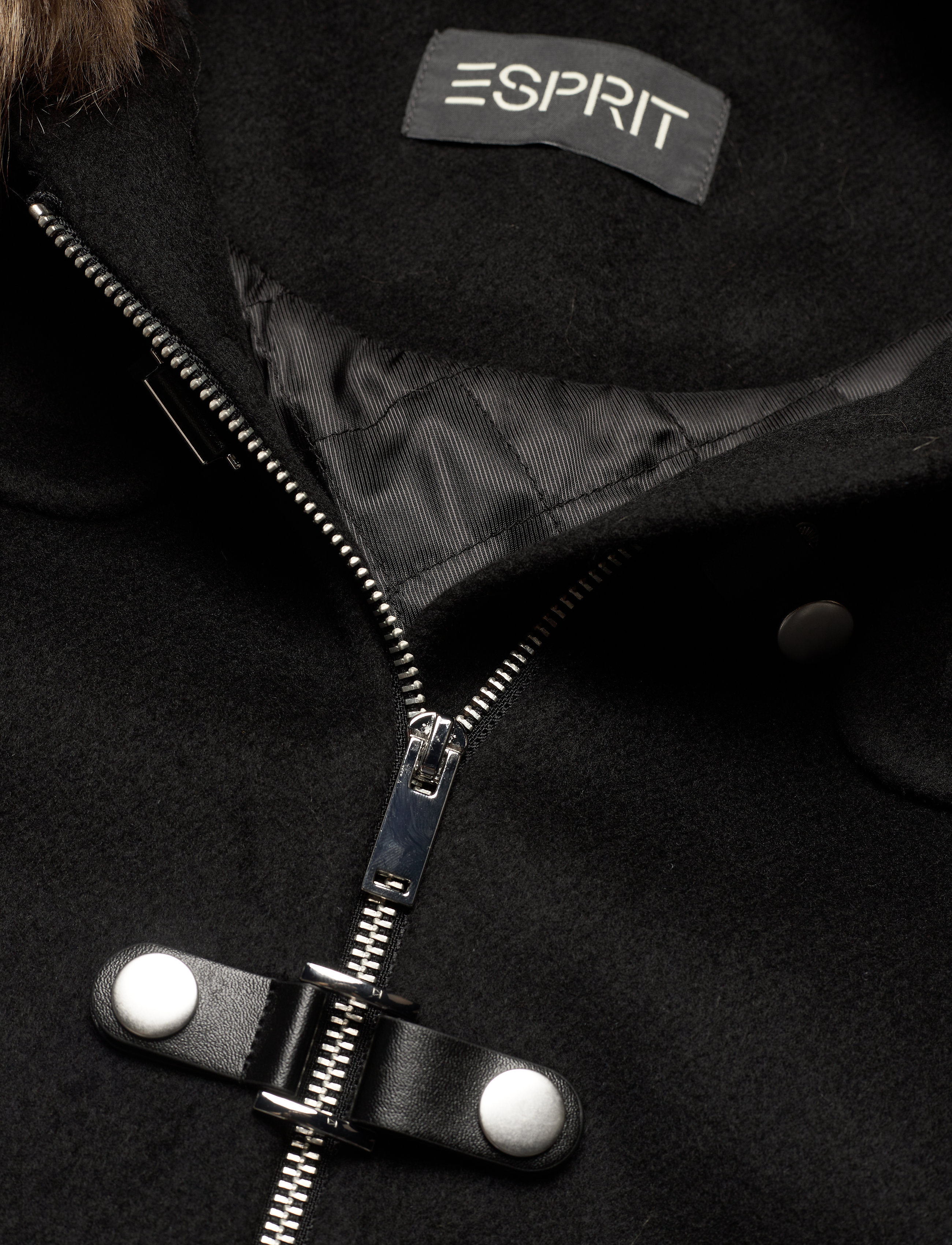 Esprit Collection - Women Coats woven regular - black - 4