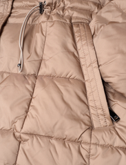Esprit Collection - Quilted coat with drawstring waist - winter jackets - light taupe - 3