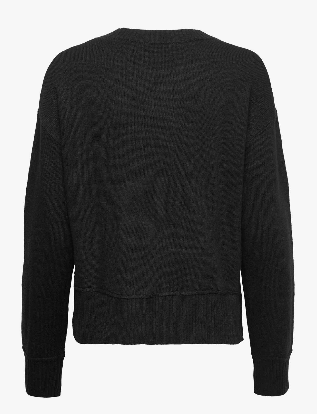 Esprit Collection - Knitted wool blend jumper - trøjer - black - 1