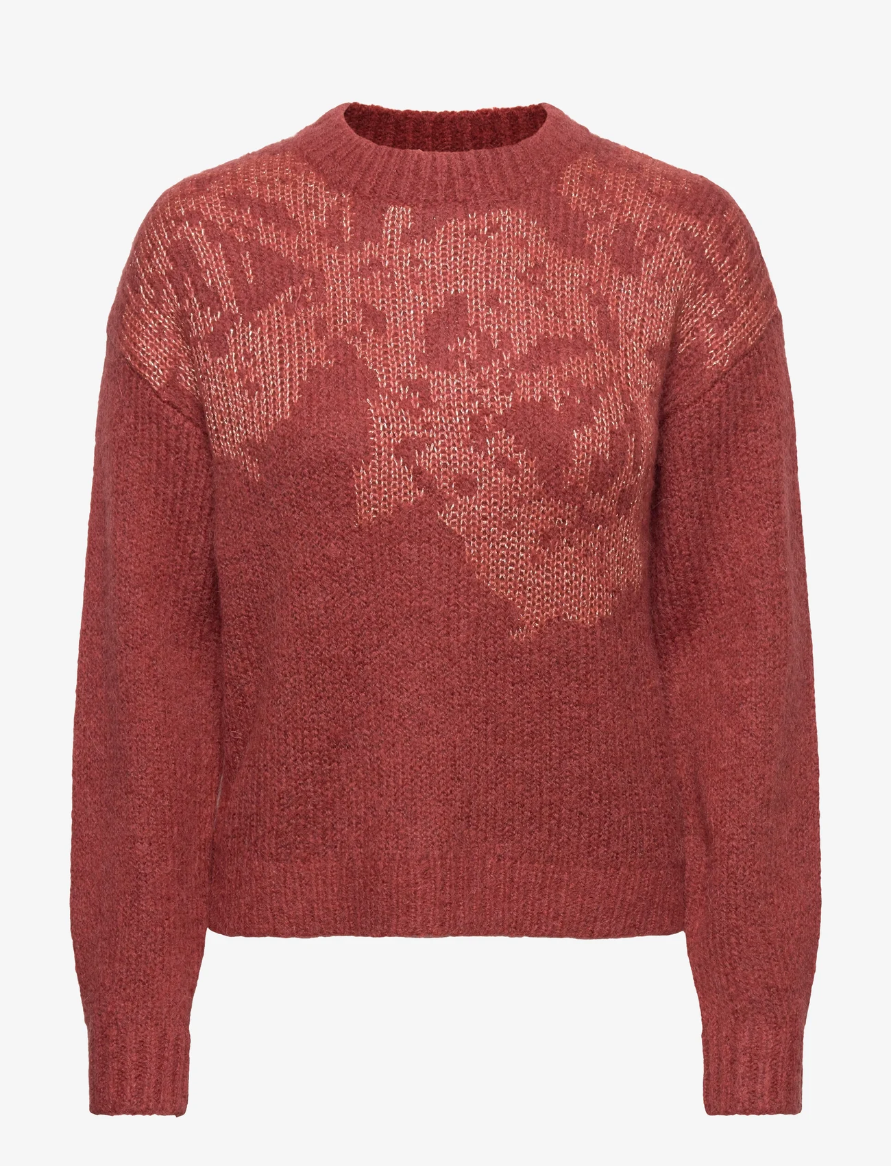 Esprit Collection - Knitted wool blend jumper - strickmode - terracotta 3 - 0