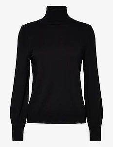 Basic roll neck jumper, LENZING™ ECOVERO™, Esprit Collection