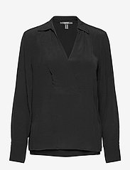Esprit Collection - Women Blouses woven long sleeve - long-sleeved blouses - black - 0