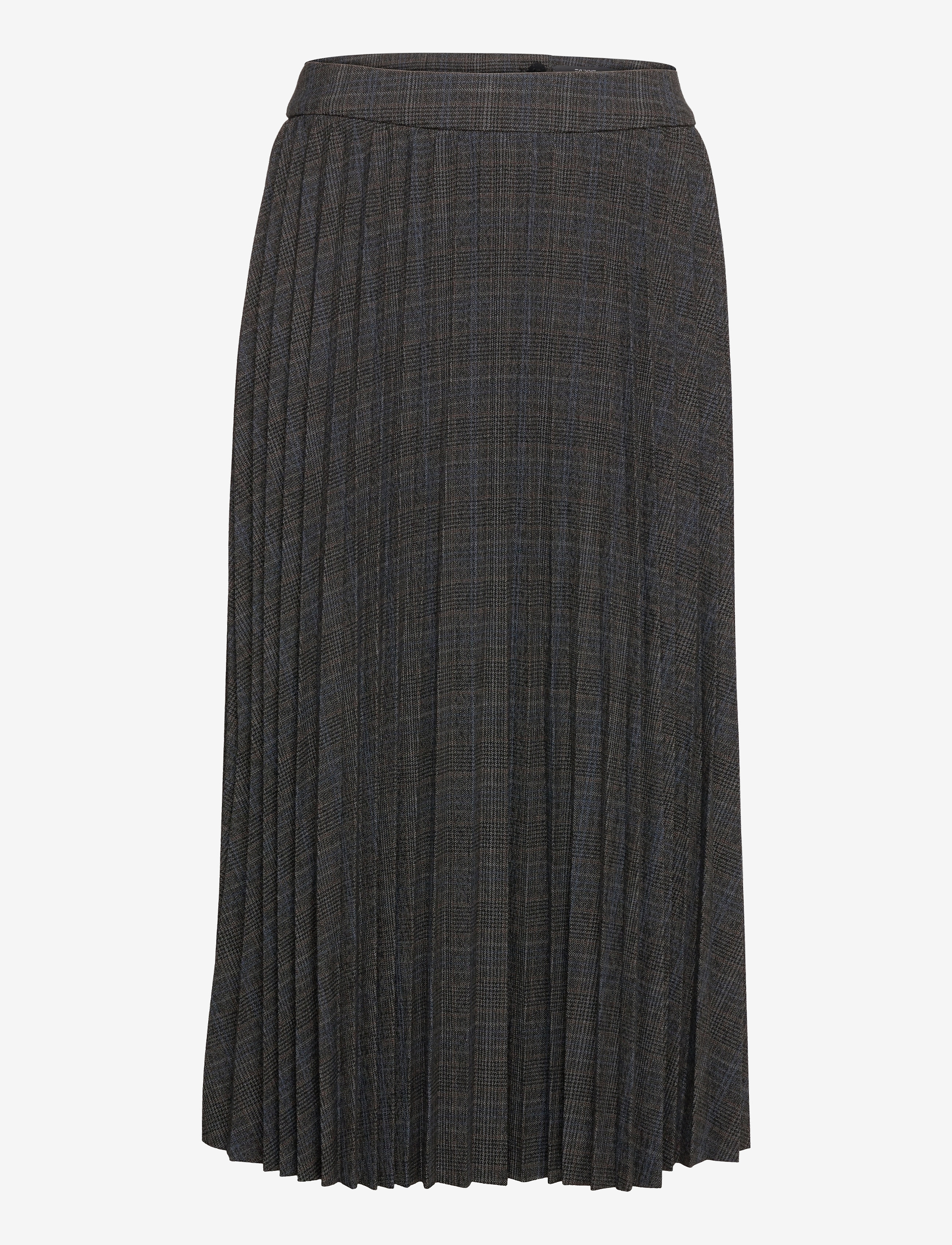 Made of recycled material: WINTERCHECK Mix & Match pleated - ANTHRACITE