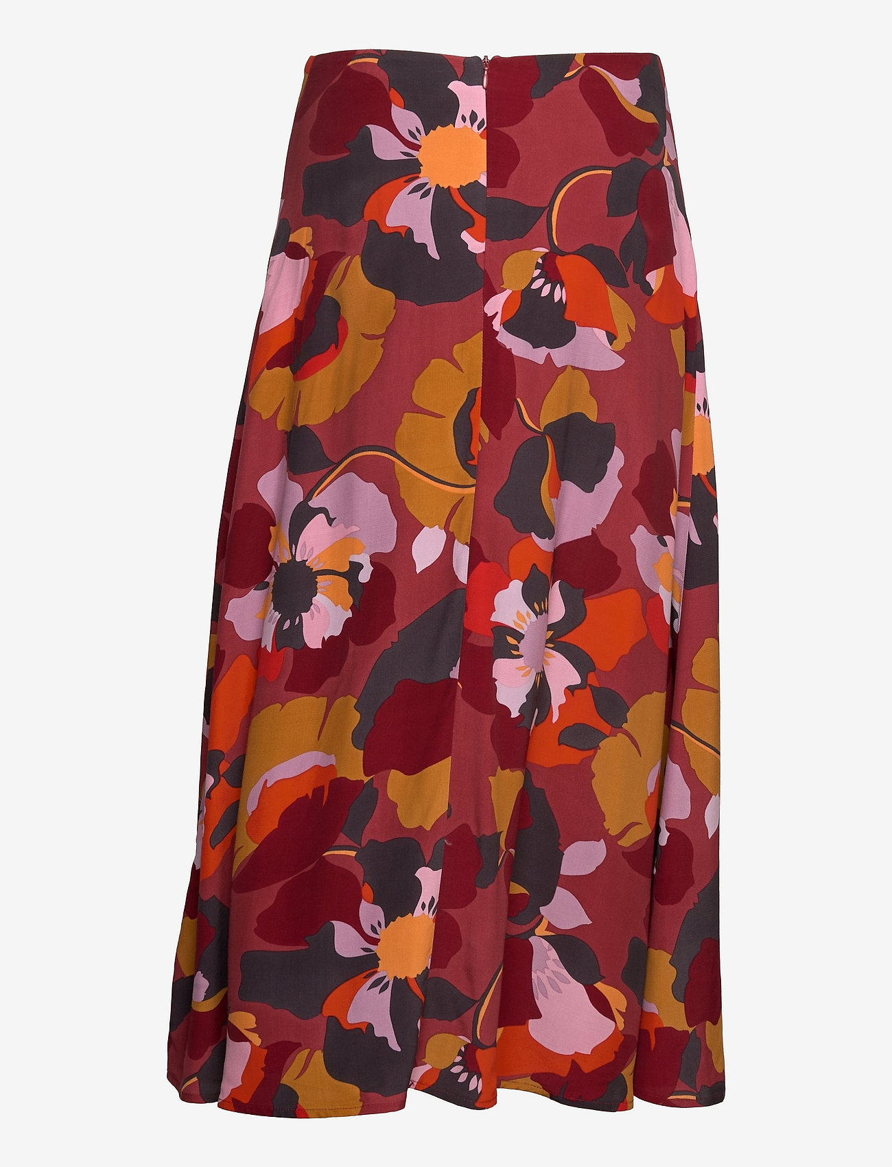 Esprit Collection - Women Skirts light woven midi - midi skirts - terracotta 4 - 1