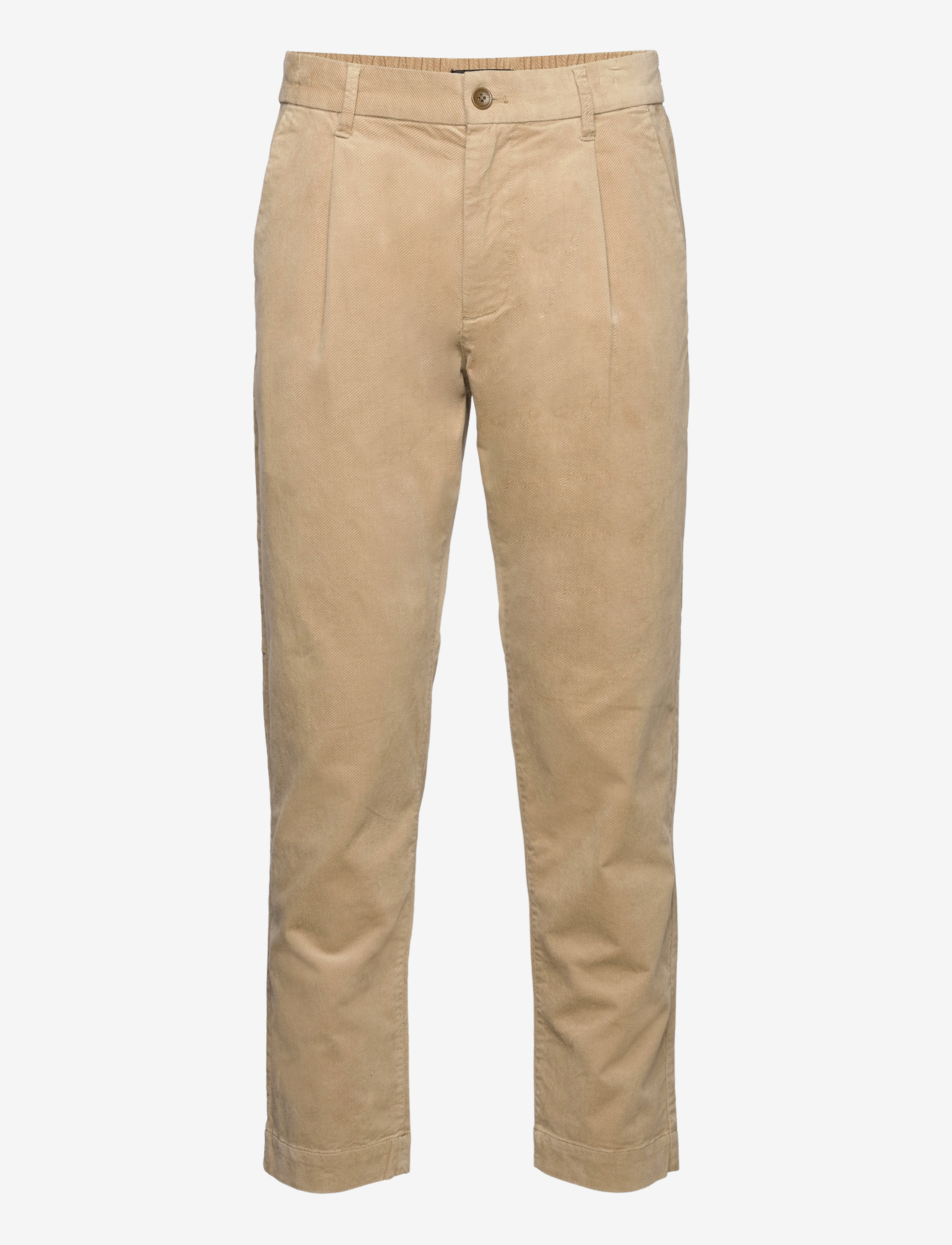 Men Pants woven cropped - BEIGE