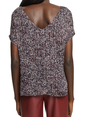 Esprit Collection - Patterned chiffon blouse - palaidinės trumpomis rankovėmis - black 3 - 3