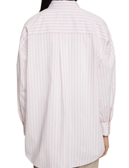 Esprit Collection - Striped oversized high low blouse - langermede skjorter - white 3 - 2