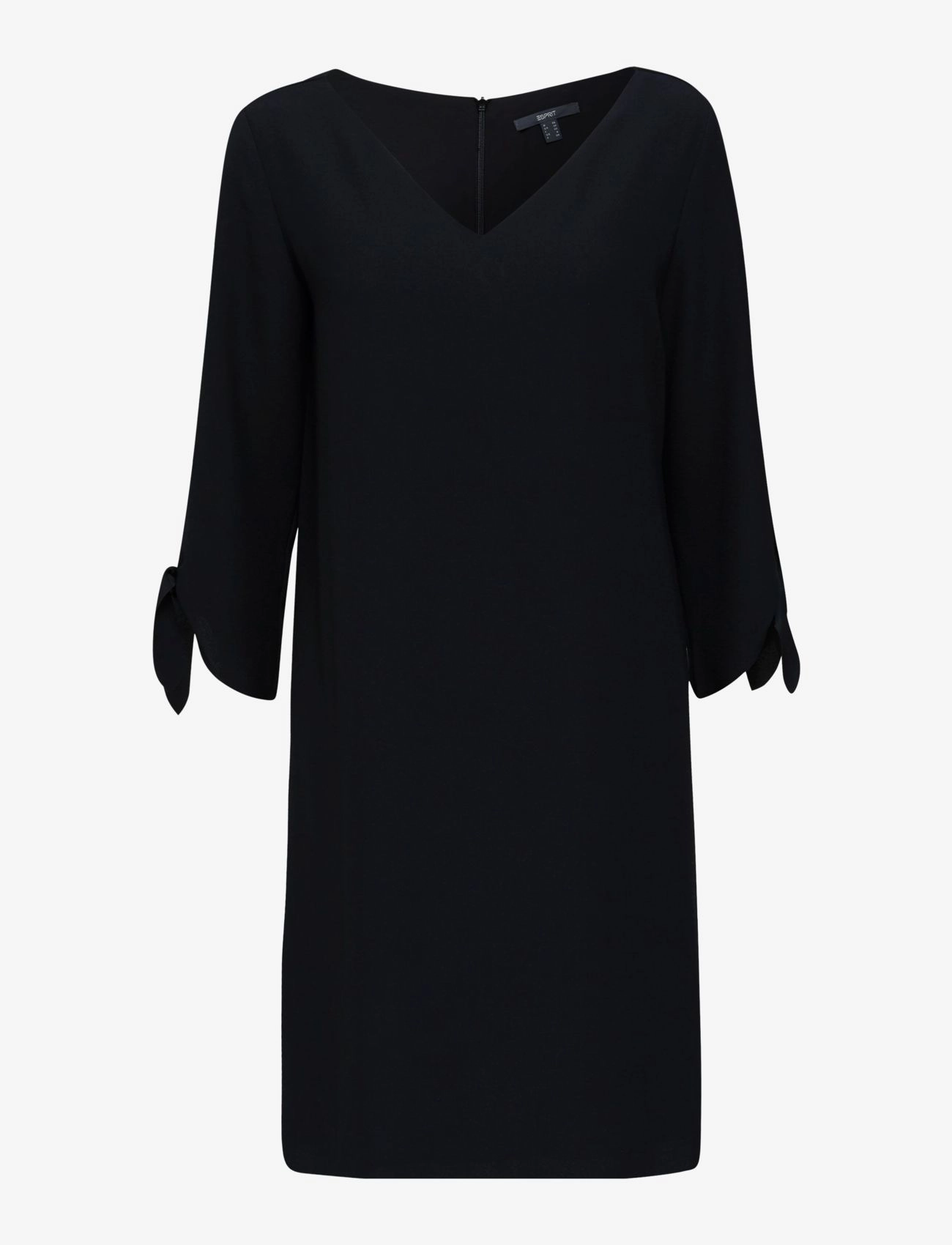 ESPRIT COLLECTION Crêpe Kleid With Laser-Cut Details Schwarz - 36 - Damen