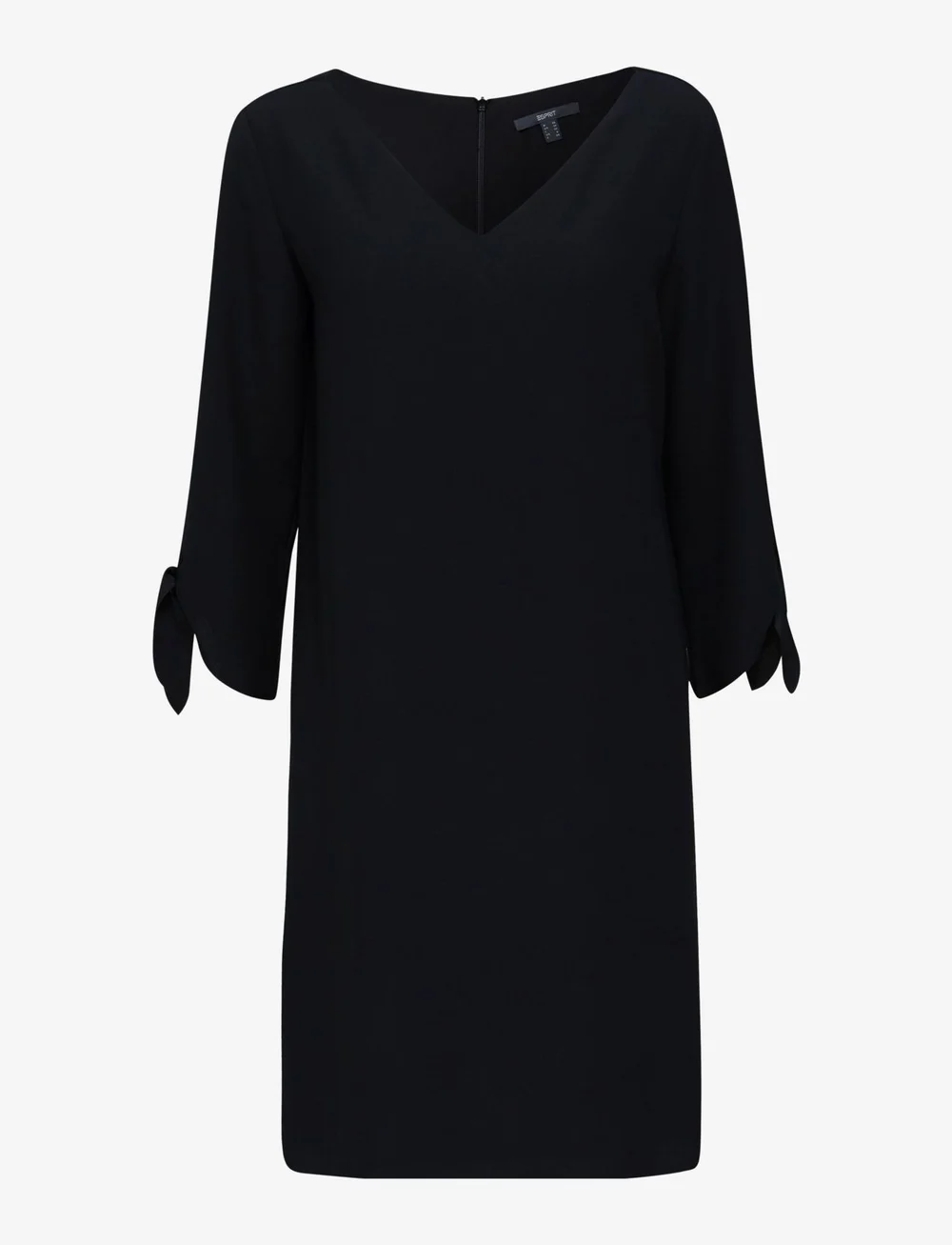 Esprit Collection - Crêpe dress with laser-cut details - korte kjoler - black - 0