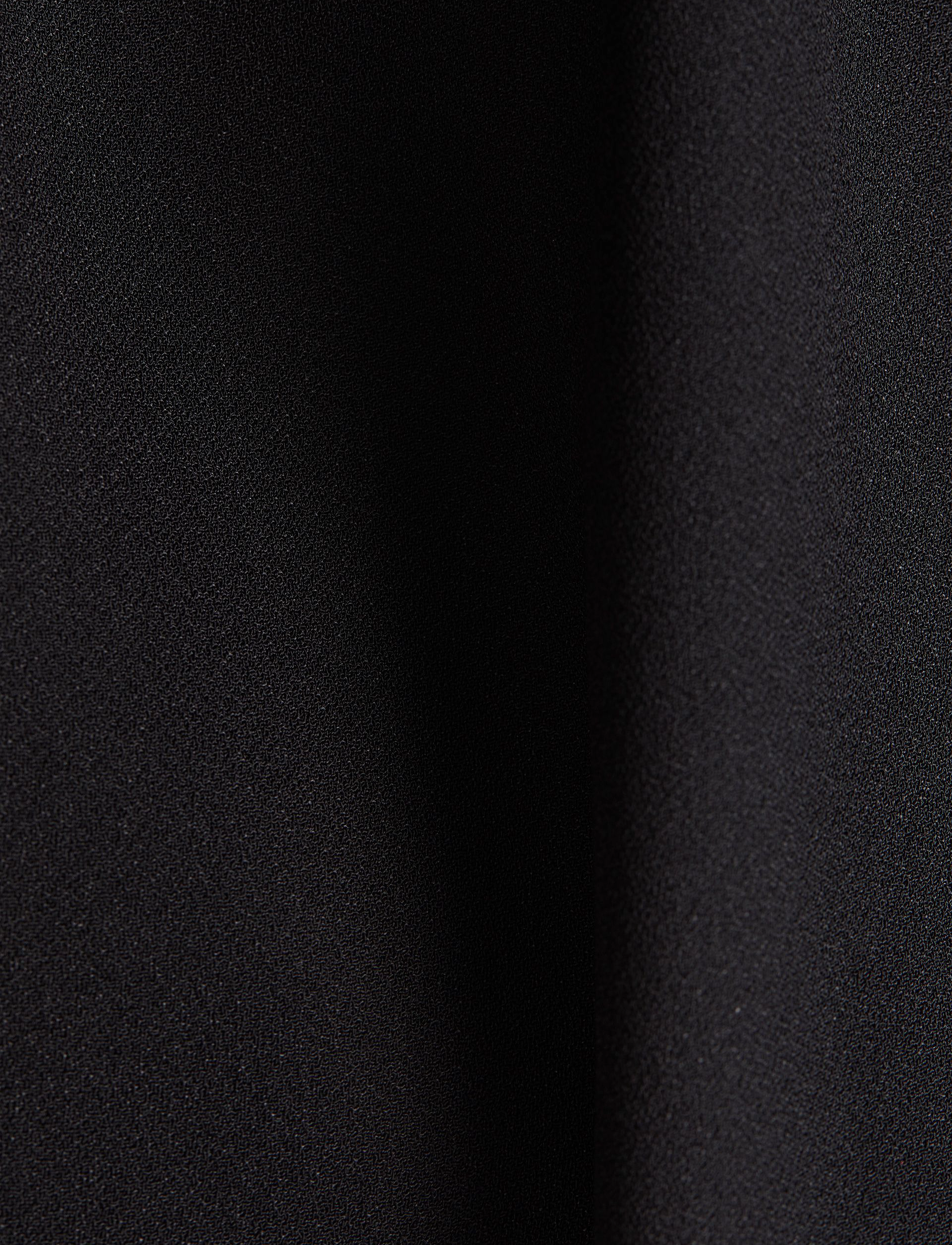 Esprit Collection - Crêpe dress with laser-cut details - kurze kleider - black - 5