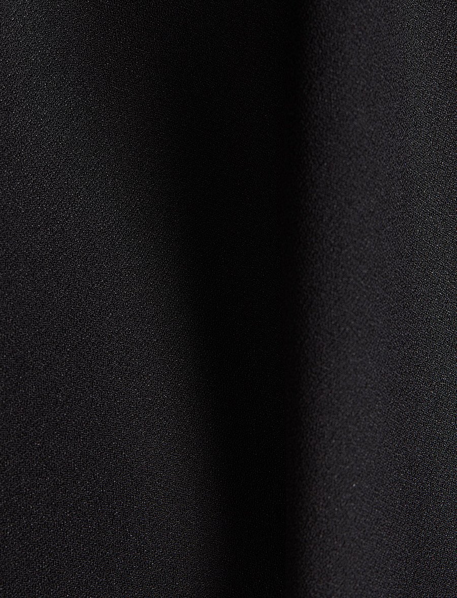 Esprit Collection - Crêpe dress with laser-cut details - black - 5